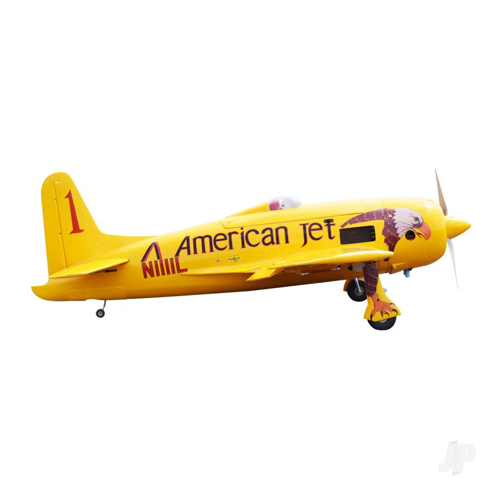 Grumman F8F-2 Bearcat (33-45cc / 12s) 1.83m / 71in Yellow