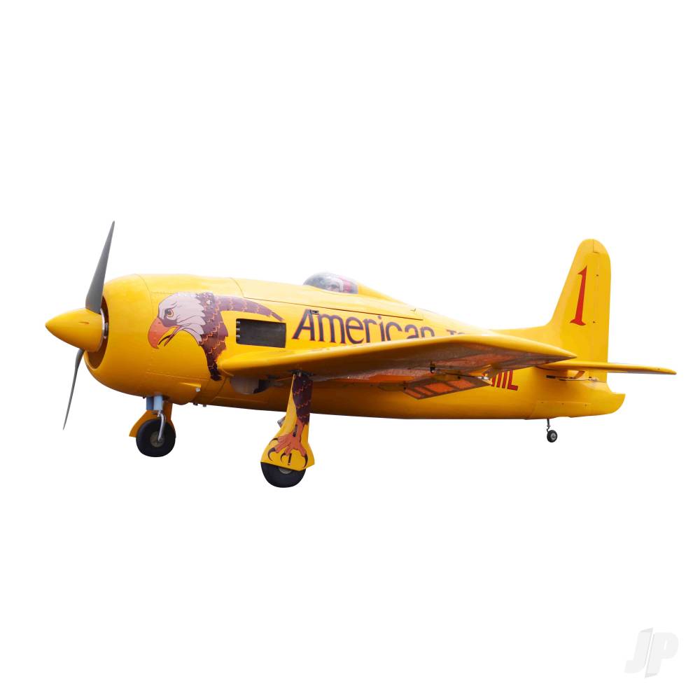 Grumman F8F-2 Bearcat (33-45cc / 12s) 1.83m / 71in Yellow