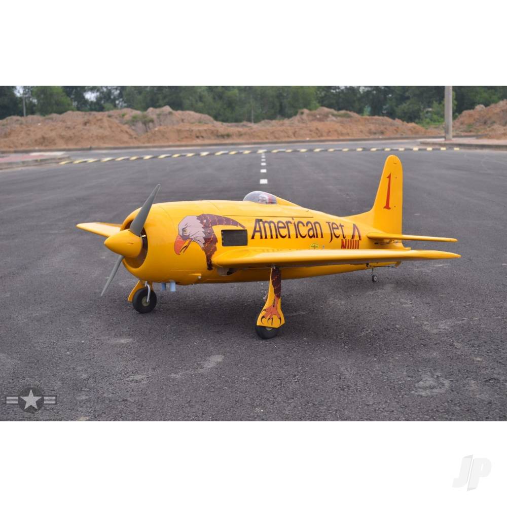 Grumman F8F-2 Bearcat (33-45cc / 12s) 1.83m / 71in Yellow