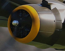 Seagul Mitchell B-25 Two Engine Cowling (for SEA-330)