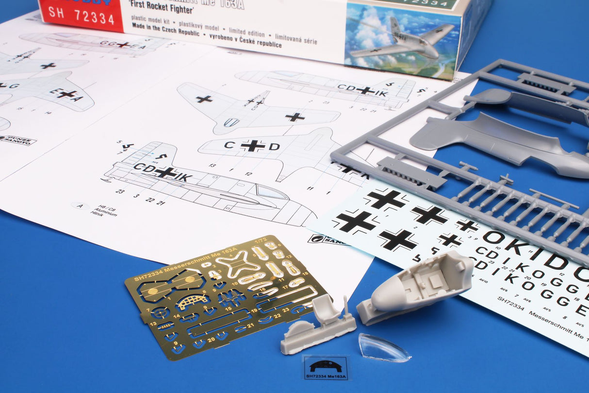 Special Hobby 1:72 Messershmitt Me 163A - First Rocket Fighter Kit 72334
