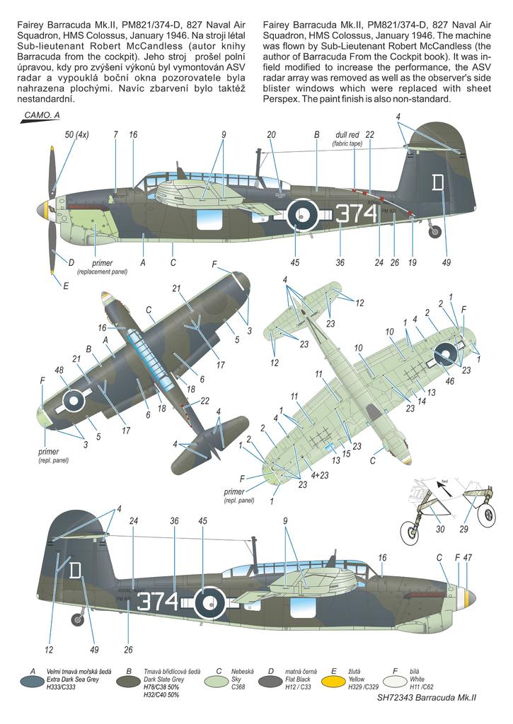 Special Hobby 1/72 Fairey Barracuda Mk.II Kit 72343