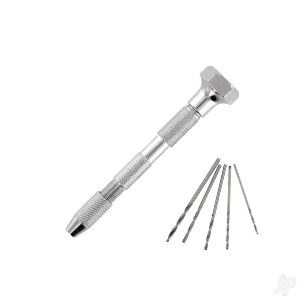 Pin Vice - Double Ended Swivel Top +5 Drills