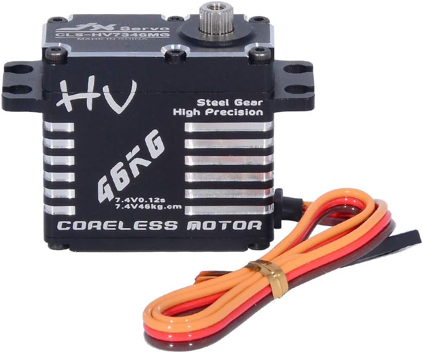 JX Servo CLS-HV7346MG 46kg Coreless High Precision Steel Gear Full CNC Digital Servo Motor