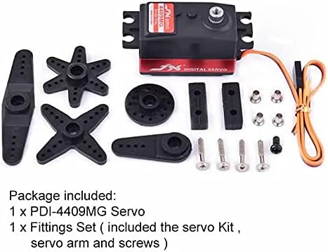 JX Servo PDI-4409MG 9KG Short Servo Digital Standard Servo For 1/8 1/10 RC Car LOW PROFILE Metal Gear