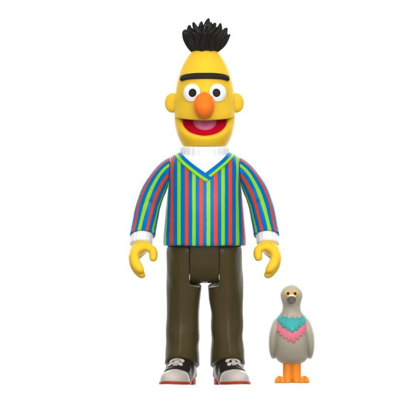 Super7 Licensed Collectables - Sesame Street W1 - Bert ReAction Figure