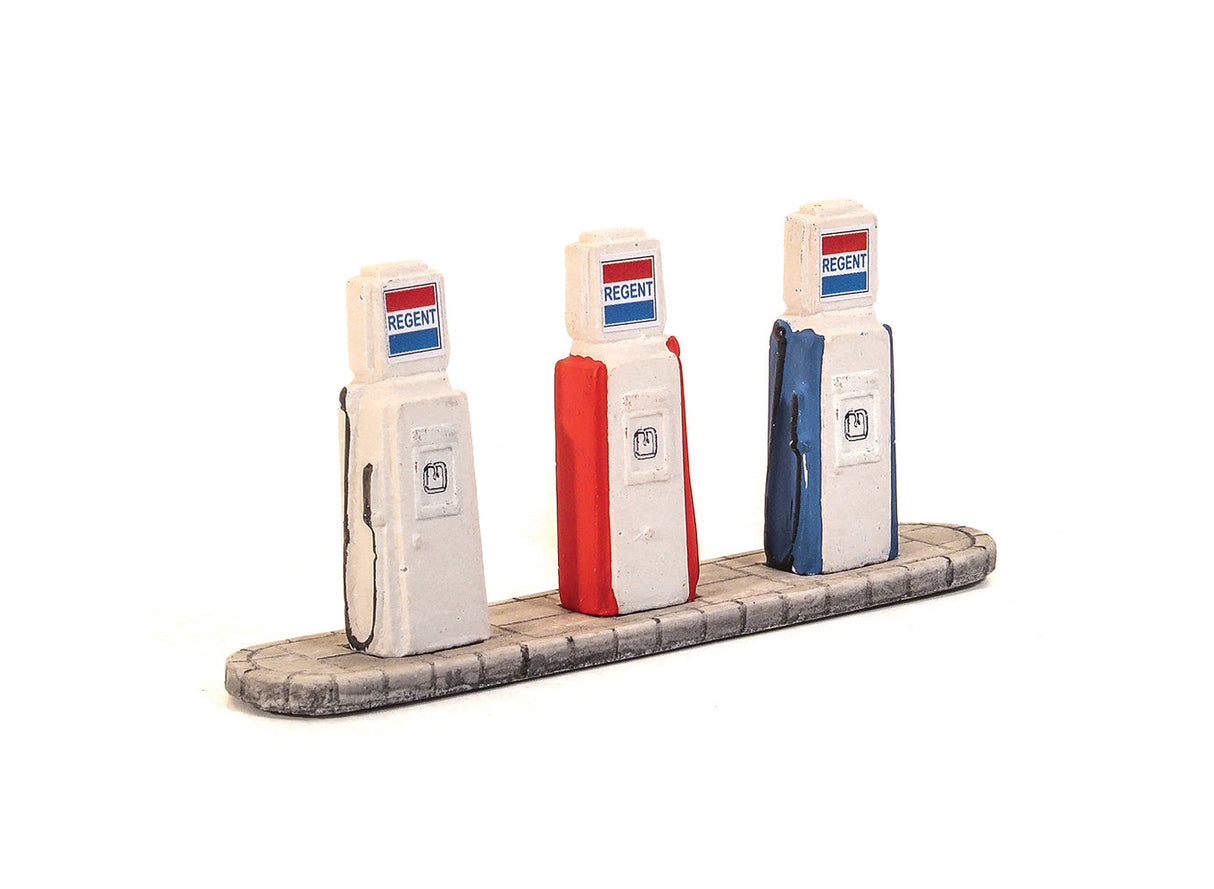 Regent 1960s Petrol Pumps with Base