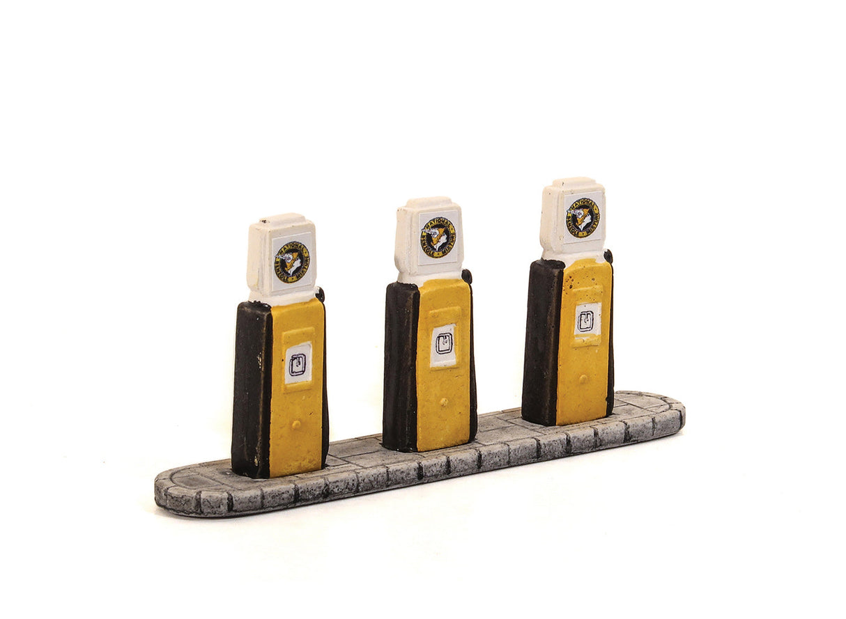 Nat.Benzole 1960s Petrol Pumps with Base