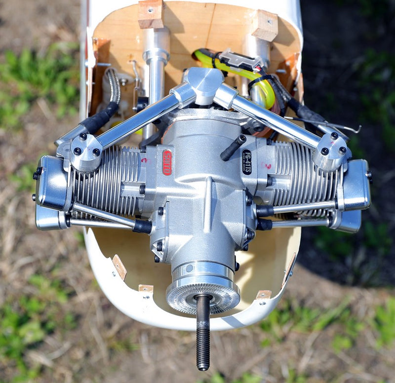 Saito FG-41TS (41cc) Twin 4-Stroke Petrol Engine