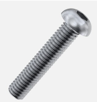 Stainless Button Head Cap Screw - 4 x 16mm (Pack 15)