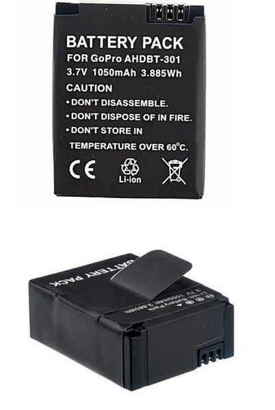 GoPro 3.7V 1050mAh 3.885Wh Rechargeable Battery for Gopro Hero 3+/3 Gopro (Box 36)