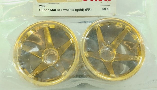 HPI Super Star MT wheels (gold) (FR)- Pair (Box HPI7)