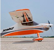 Pilot-RC SKYWOLF ARTF 67IN ORANGE / WHITE (05)
