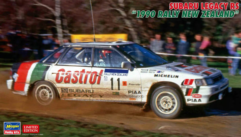 Hasegawa 1:24 Subaru Legacy Rs 1990 Rally New Zealand Kit HA20636
