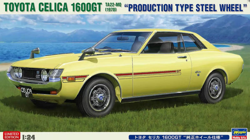 Hasegawa 1:24 Toyota Celica 1600GT With Steel Wheels Kit HA20649