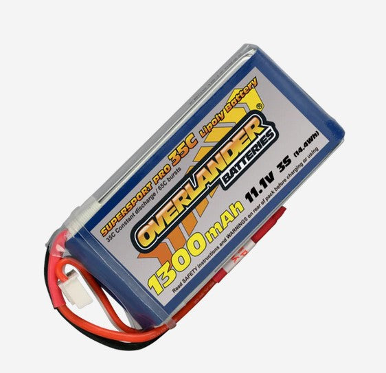 Overlander Super Sport 1300mAh 3s with XT60