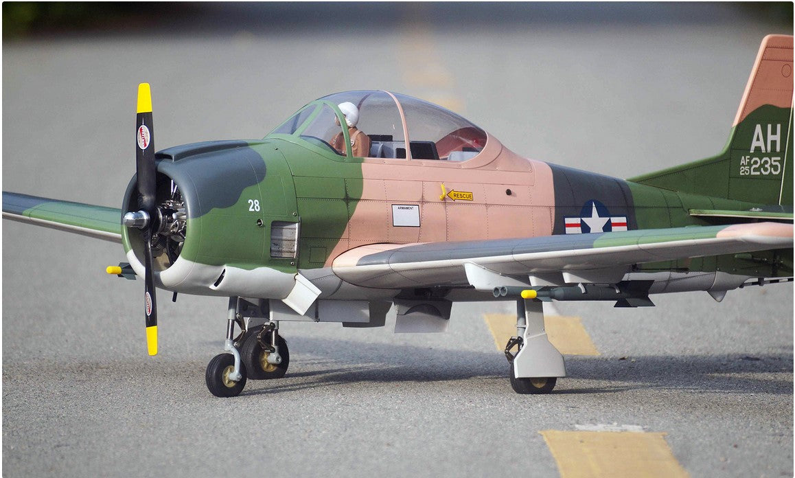 VQ T-28 Trojan Camo 69.7in Wingspan ARF
