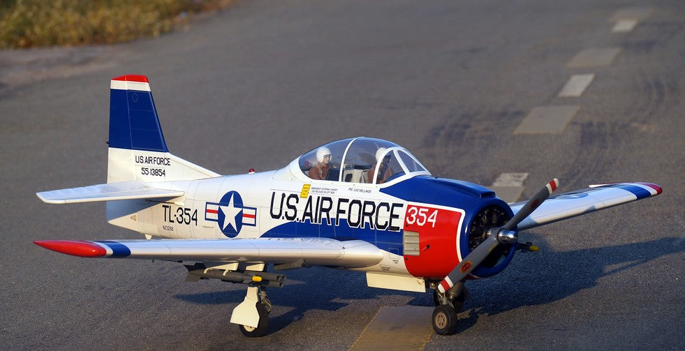VQ T-28 Trojan US Airforce - Red/White 69.7in Wingspan ARF