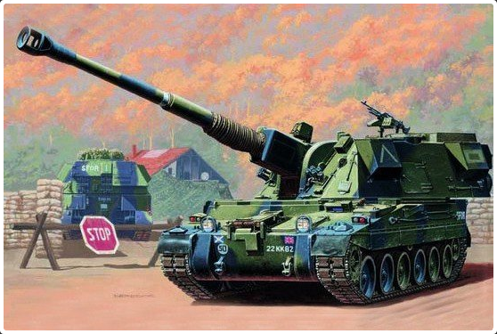 Trumpeter 00324 1/35 British 155mm AS-90 self-propelled howitzer
