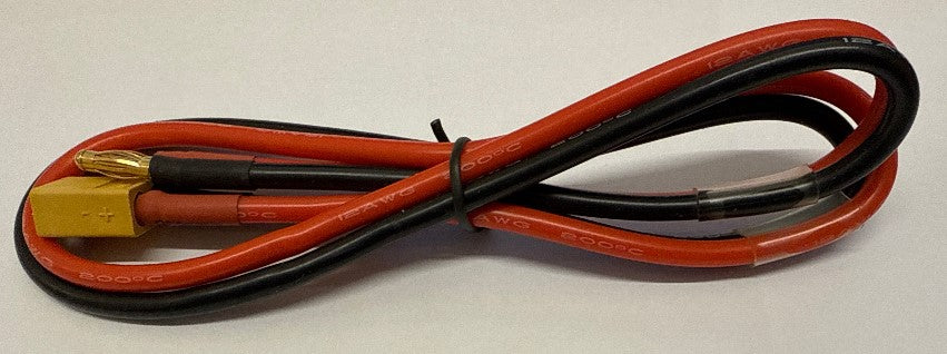 Heavey Duty XT60 to 4mm Charge lead - 12swg wire