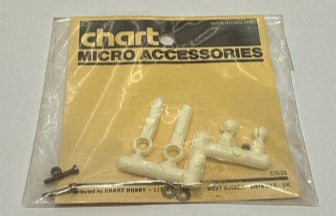 Micro Mold Ball Joints M2 - Pair with hardware