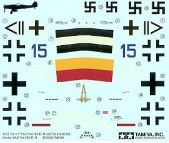 Tamiya 1/72 Focke Wulf Fw190 D-9 kit 60751