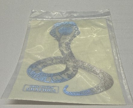 D.Boden Snake Decal - Silver/Silver