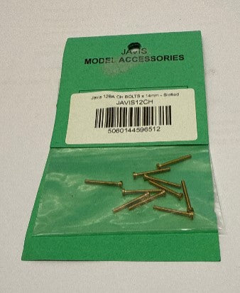 Javis 12BA CH BOLTS x 14mm - Slotted