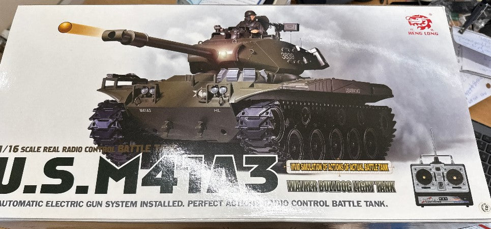 Henglong 1:16 U.S.M441A3 Walker Bulldog Tank - NEW IN BOX