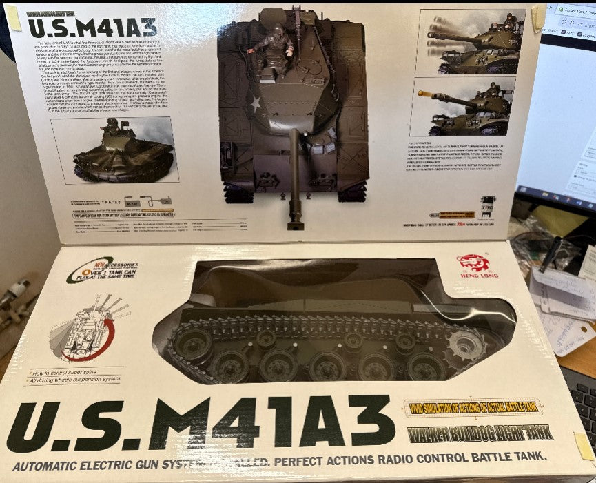 Henglong 1:16 U.S.M441A3 Walker Bulldog Tank - NEW IN BOX