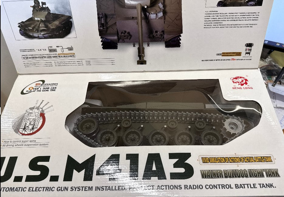 Henglong 1:16 U.S.M441A3 Walker Bulldog Tank - NEW IN BOX