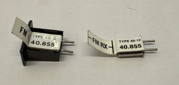 Futaba 40mhz Ch 85 (40.855)FM Tx/Rx Crystals - Pair
