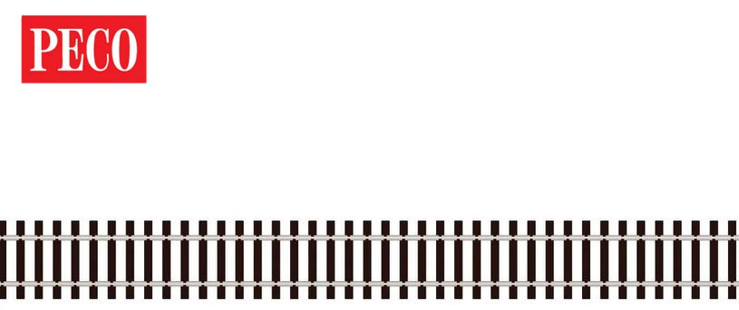 Peco SL-100F Nickel Silver Rail Wooden sleeper type 914mm 00 gauge