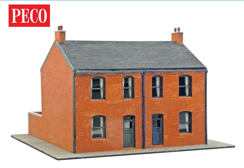 Peco N Gauge Victorian Houses Semi-detached NB308