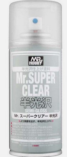 Mr Hobby Super Clear Finishing Spray Semi Gloss B-516