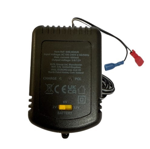 Weston UK 2v6v/12v Switched Slow Charger for Lead Acid Batteries