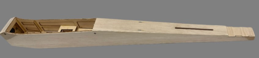 Wot 4 E Style balsa built fuselage and covered in clear film