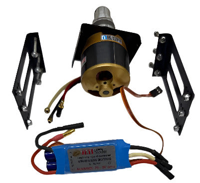 AXI 4120/14 Motor with Mounting Bracket and Jeti 70-30 Opto ESC unit - BAGGED, Second Hand as new.