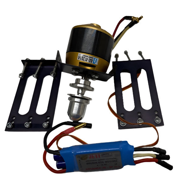 AXI 4120/14 Motor with Mounting Bracket and Jeti 70-30 Opto ESC unit - BAGGED, Second Hand as new.