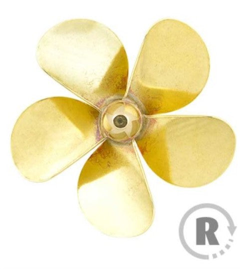 Raboesch 5 Blade Right Handed Brass Prop 40-R-5BL-M4