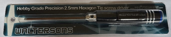 Waltersons High Quality 2.5mm Metric Allen Hex Screwdriver Allen Key