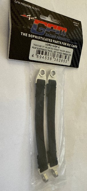 GPM Racing  TRAXXAS UNLIMITED DESERT RACER Rear Suspension Travel Limit Straps 108mm (box 47)