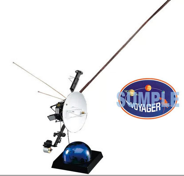Hasegawa 1/48 1/48 Voyager Space Probe Kit with Mission Emblem Patch