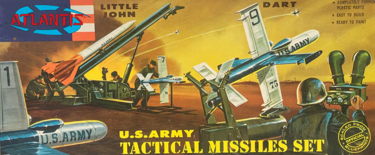 Atlantis 1/40 U.S Army Tactical Missile Model Kit Set AMCH1812