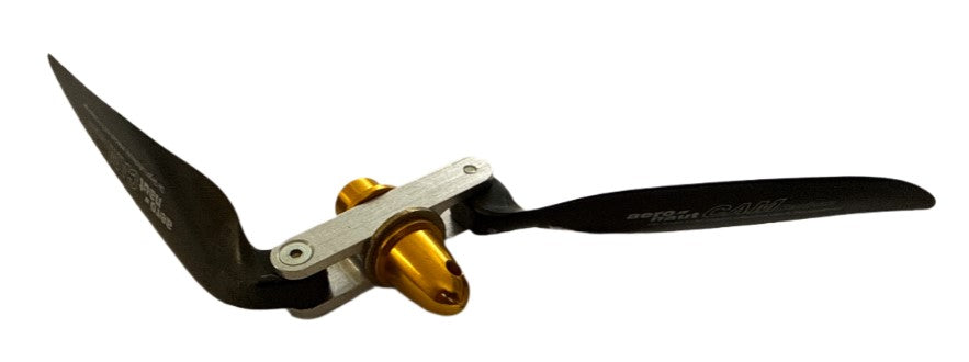 Aeronaut 9x5 Folding Prop with Alloy Hub & Spinner on 3mm shaft - Second Hand
