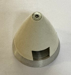 White Spinner 40mm with M4 shaft fitting (Aluminium Base Plate)