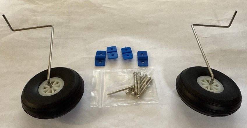 Light weight 50mm wheels with pre bent U/C legs(Box 91)