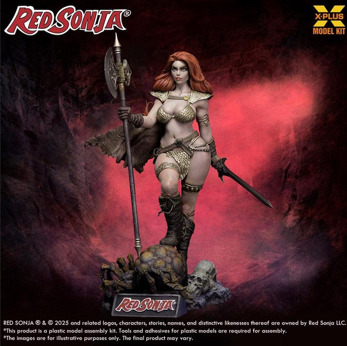 X-PLUS 1/8 Red Sonja Including diorama base 411-200481CP - PRE ORDER - EXPECTED BETWEEN January to March 2026
