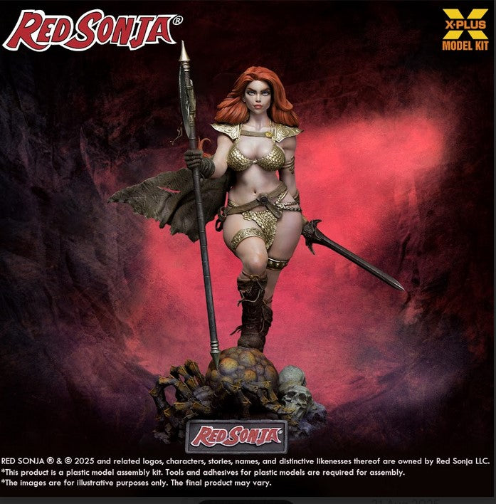 X-PLUS 1/8 Red Sonja Including diorama base 411-200481CP - PRE ORDER - EXPECTED BETWEEN January to March 2026