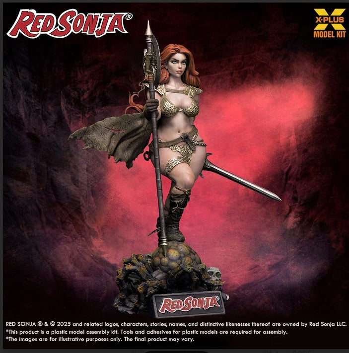 X-PLUS 1/8 Red Sonja Including diorama base 411-200481CP - PRE ORDER - EXPECTED BETWEEN January to March 2026